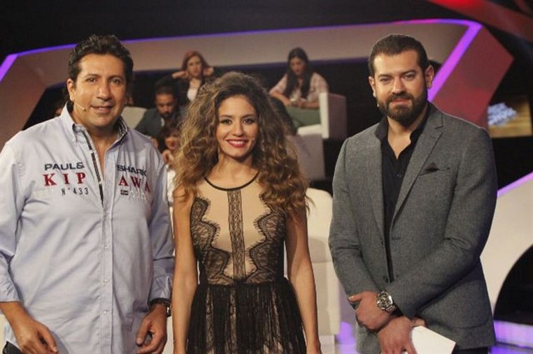 Tatiana Merheb Behind her TV show Scene